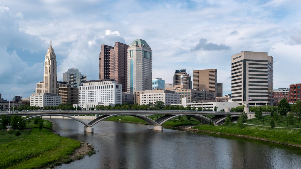 Prominent city view representing Ohio chimney service coverage
