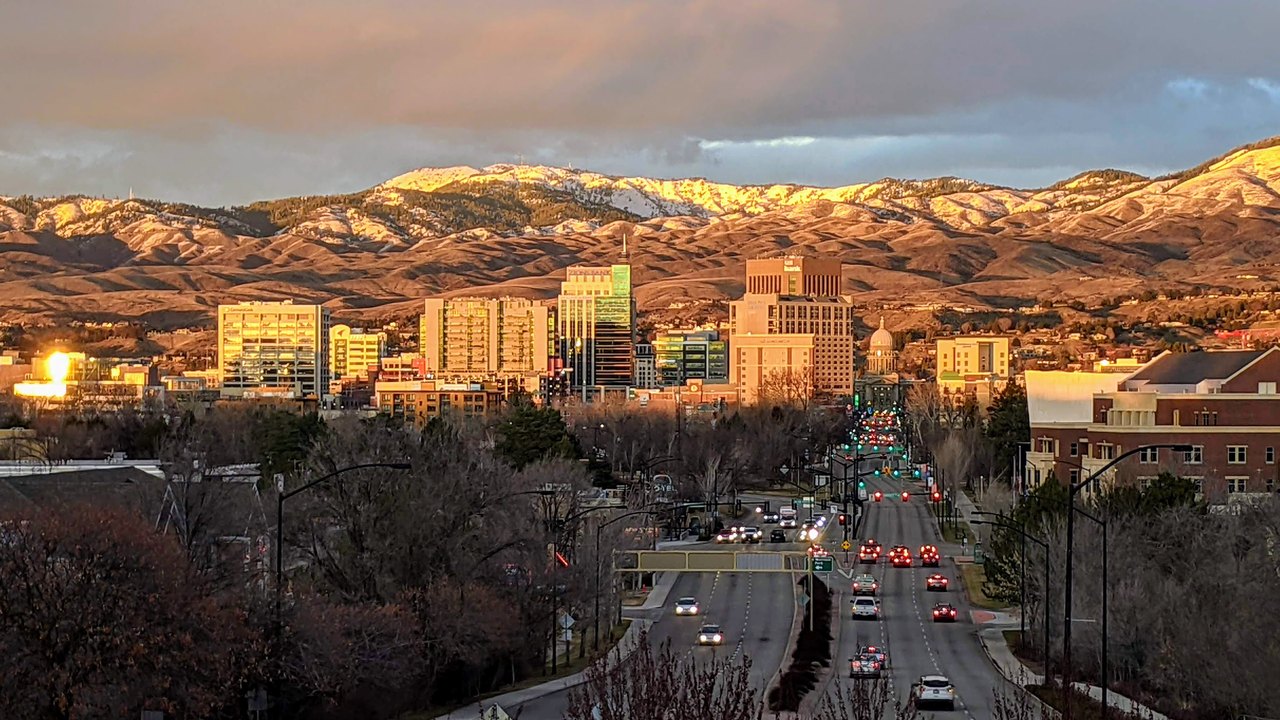 Boise, ID city view for chimney service coverage
